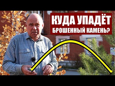Видео: Куда упадёт брошенный камень?