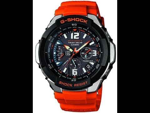 Видео: Обзор и настройка часов Casio G-shock GW-3000M-4A [5121]