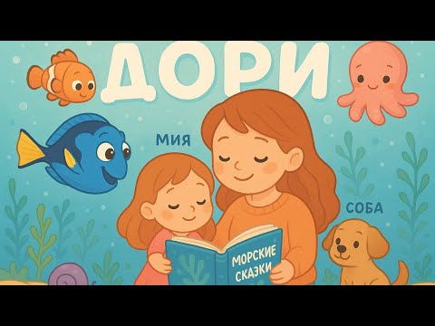 Видео: В поисках Дори🐠 читаем сказки Диснея 