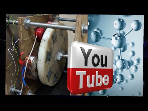 Видео: Генератор с отсутствием обратной противосилы. испытания. Generator with no reverse counterpower. tes