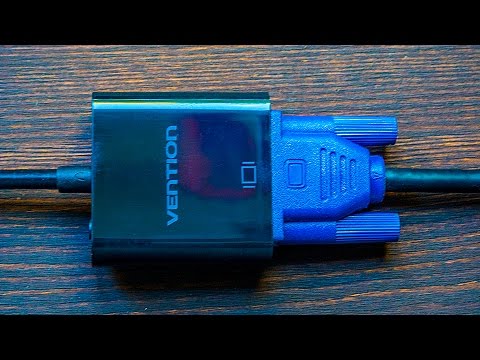 Видео: Переходник из HDMI в VGA.Подключаем цифровое устройство к старому монитору.