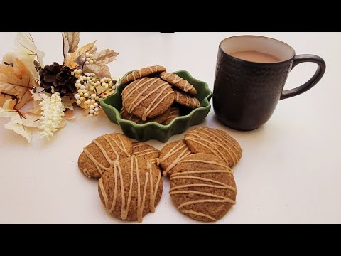 Видео: Тыквенно-пряное печенье латте