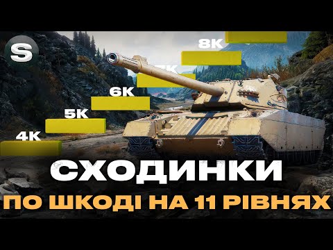 Видео: ЧЕЛЕНДЖ "СХОДИНКИ ПО ШКОДІ" | ВПЕРШЕ НА 11-ИХ РІВНЯХ | #wotua #sh0kerix