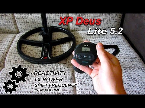 Видео: XP Deus 5.2 Новые функции для lite версии
