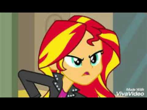 Видео: Сансет Шиммер и Рейнбоу Дэш клип "Я не леди"