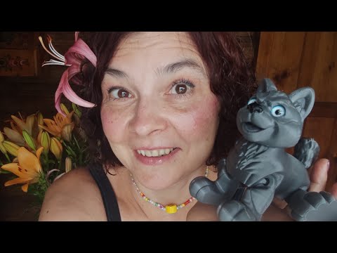 Видео: АСМР 🌸Впадаю в детство/ вертушка/ хаски/ много болтушки 🦄