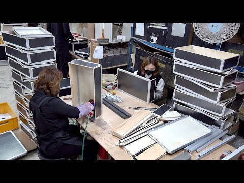 Видео: Процесс изготовления твердого алюминиевого корпуса. Серийное производство корейских жестких кейсов