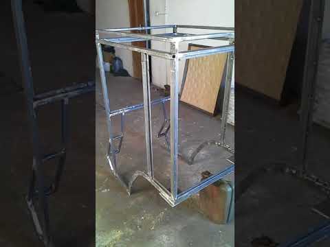 Видео: Самодельная кабина для трактора Mitsubishi MT155