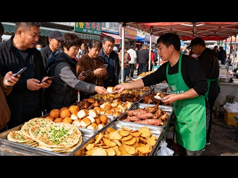 Видео: Незабываемый опыт уличной еды в Хэбэе, Китай – пир для вкусовых рецепторов