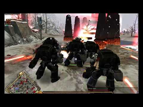 Видео: Warhammer 40 000 UA mod - Пехотный бой - Space Marines - FFA - За гранью безумия