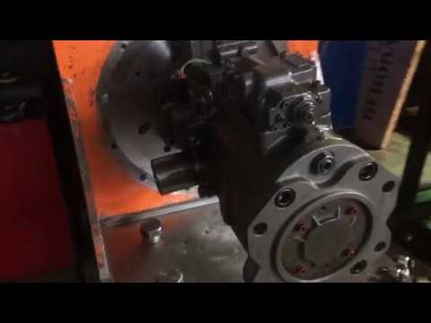 Видео: Экскаватор VOLVO гидронасос K3V180 (kawasaki)