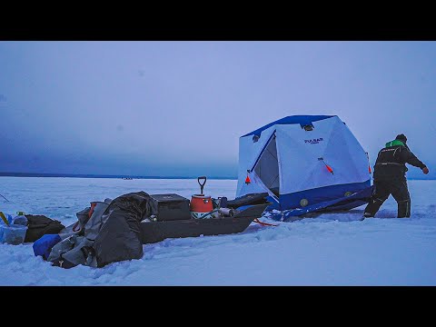 Видео: НЕДЕЛЯ НА ЛЬДУ В ПАЛАТКЕ. Фатальная ошибка при выборе места.   Часть 2 SHARMAX SE500