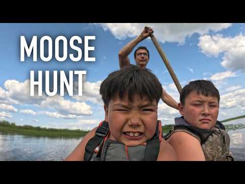 Видео: Лодочный мотор сломался! | Летняя охота на лося на Аляске