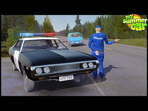 Видео: СТАЛ ПОЛИЦЕЙСКИМ в MY SUMMER CAR! Устроил ПОГОНЮ!