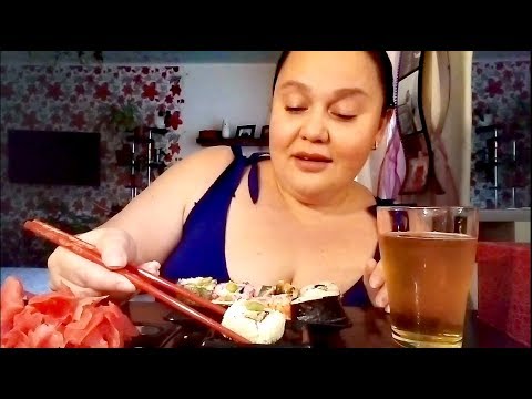 Видео: Мукбанг Роллы и Пиво Мечты должны сбываться
