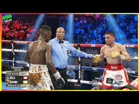 Видео: Сулейман Сегава (Уганда) vs Рубен Вилья (США) – лучшие моменты бокса, HD