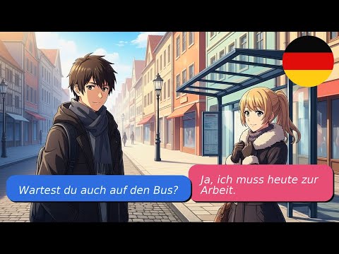Видео: 5 простых диалогов на немецком языке A1 A2 | На автобусной остановке