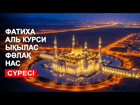 Видео: КҮНДЕ ТАҢЕРТЕҢ, КЕШКЕ ТЫҢДАҢЫЗ! | КҮНДЕ 7 РЕТ: ФАТИХА, АЯТУЛЬ КУРСИ, 7 РЕТ ЫҚЫЛАС, ФӘЛАҚ, НАС СҮРЕСІ