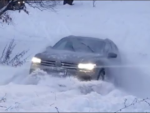 Видео: Внедорожные покатушки или что может Тигуан зимой