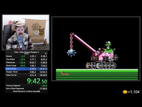Видео: Прохождение Chip 'n Dale Rescue Rangers 2 (NES) за 19:12 от Arcus