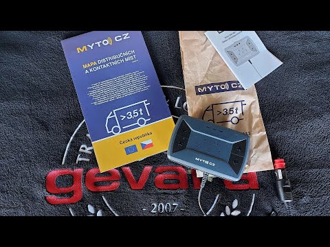 Видео: первый раз беру аппарат для оплаты дорог Чехии.