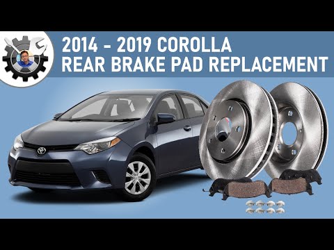 Видео: Замена заднего тормоза Corolla 2014-2019
