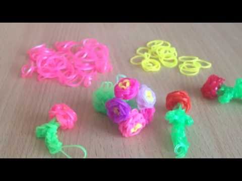 Видео: Роза из резинок на станке Monster Tail