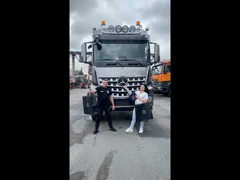 Видео: Немец едет в Якутию Mercedes-Benz Arocs 6X6