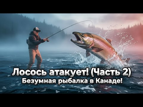 Видео: ФИНАЛ ЛОСОСЕВОЙ БИТВЫ!  Безумная рыбалка в Канаде продолжается! (Часть 2)