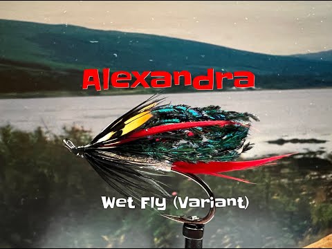 Видео: Мокрая мушка Alexandra (Вариант для ловли кумжи) Как связать от GM FLY