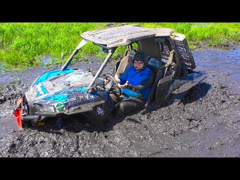 Видео: Багги Polaris RZR XP 1000 чуть не утонул в Болоте - off-road.