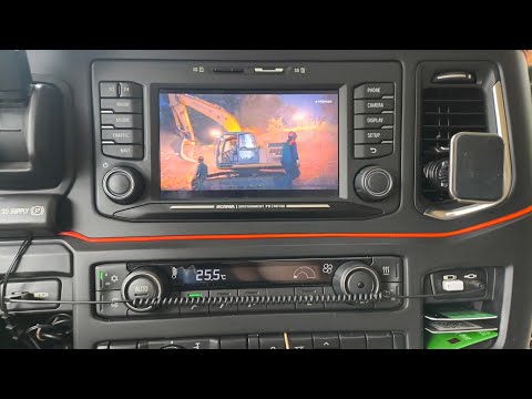 Видео: Магнитола Скания 6 будет показывать без ручника, если сделать это.
