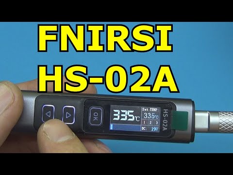 Видео: НОВЫЙ ПАЯЛЬНИК ОТ FNIRSI HS-02 100 ВАТТ-ТОП?👍