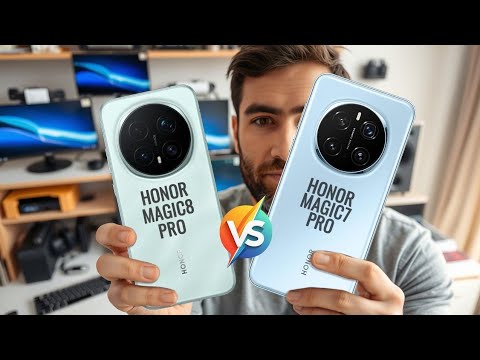 Видео: Honor Magic8 Pro против Honor Magic7 Pro — крупное обновление или незначительное обновление?