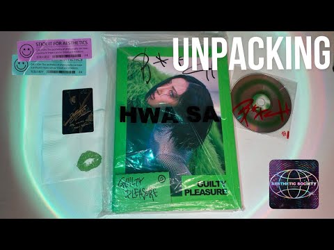 Видео: 🐊 Распаковка альбома Hwa Sa  "Guilty Pleasure" / Unpacking the album Hwa Sa  "Guilty Pleasure" 🐊