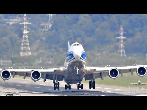 Видео: Такие взлёты больше не увидишь. Боинги 747 Тяжелые грузовые AirBridge Cargo 