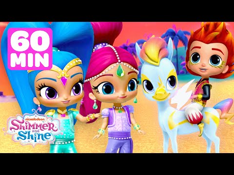 Видео: Shimmer and Shine Ловят Единорога Грозовой Молнии! с Шайей + ЕЩЕ Полные Эпизоды