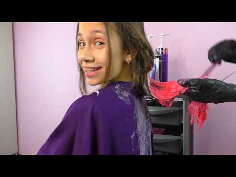 Видео: ПЕРЕКРАШИВАЮСЬ в КРАСНЫЙ 😱 Белые ВОЛОСЫ стали Красными