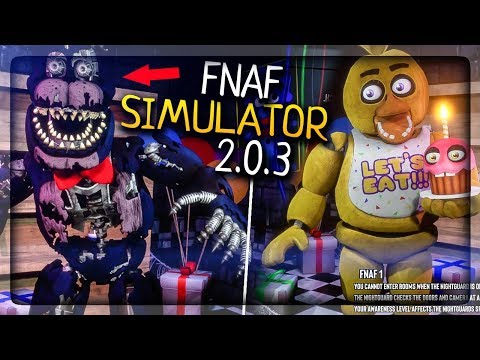 Видео: ОБНОВА ФНАФ СИМУЛЯТОР 2.0.3! СЕКРЕТНЫЕ АНИМАТРОНИКИ? ▶️ FNAF Simulator 2.0.3