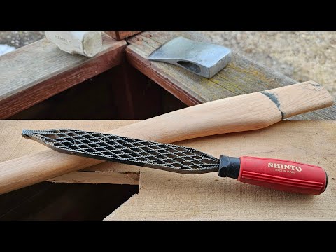 Видео: Япона мать! Рашпиль по любой древесине, и не только.