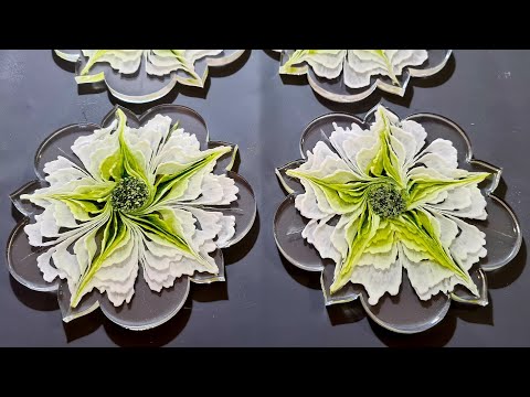 Видео: #1359 ВАУ! В этих невероятных 3D-подставках из смолы в форме цветка не используется пигментная па...