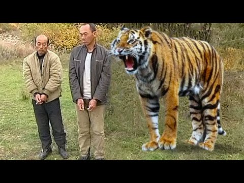 Видео: Браконьеры из Китая такого точно не ждали. Тигрица устроила им акт возмездия за все деяния