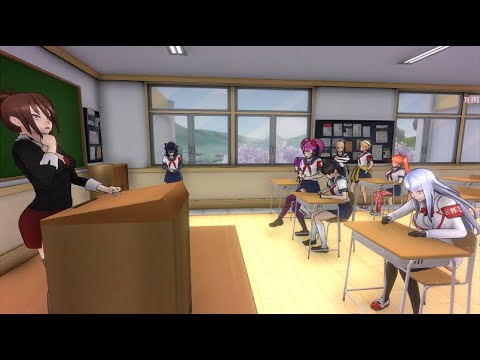 Видео: Все соперницы разом в Яндере симулятор / Yandere Simulator