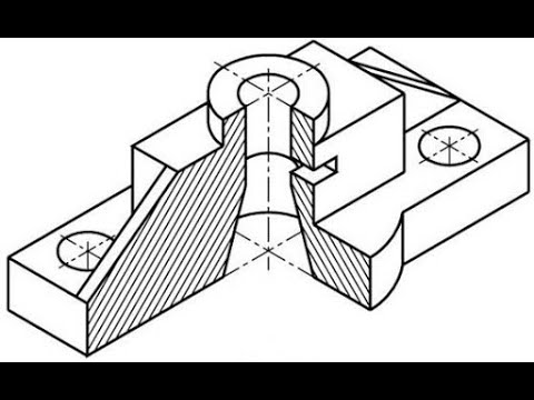 Видео: Разрезы в изометричtской проекции