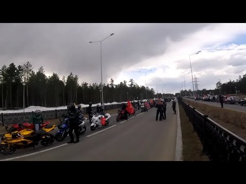 Видео: Мотопробег 9 Мая 2022г в Сургуте.