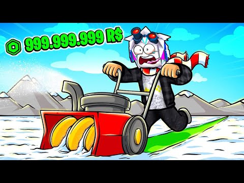 Видео: САМЫЙ МОЩНЫЙ СНЕГОУБОРЩИК! 1,000,000,000 МОЩНОСТИ ЗА 700 РОБУКСОВ! ROBLOX Snow Blowing Simulator