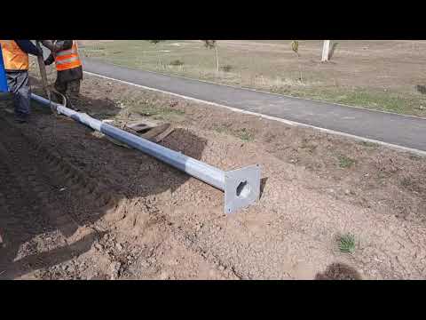 Видео: Монтаж опоры НФГ