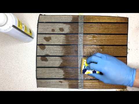 Видео: Набор для очистки тиковой палубы и мебели Sadira