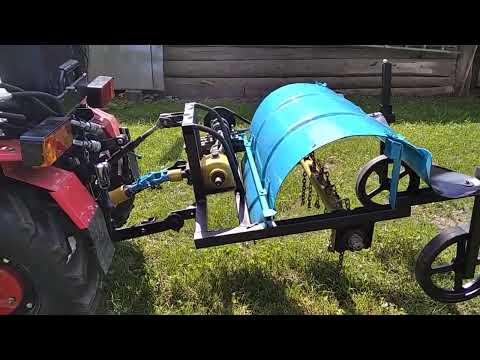 Видео: 2 часть измельчителя ботвы картофеля