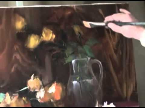 Видео: Игорь Сахаров. Уроки живописи: Букет желтых роз